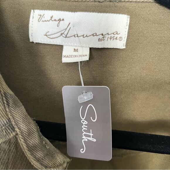 NWT Vintage Havana Military Style Camo Jacket Green Women’s Medium - Picture 9 of 15